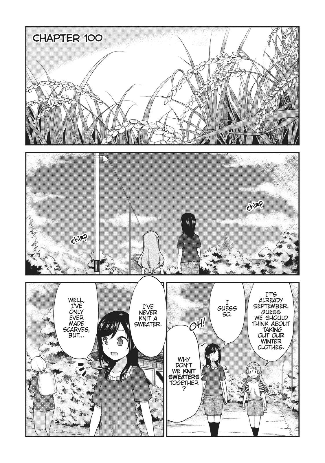 Non Non Biyori Chapter 100 page 1 - Chapter 100