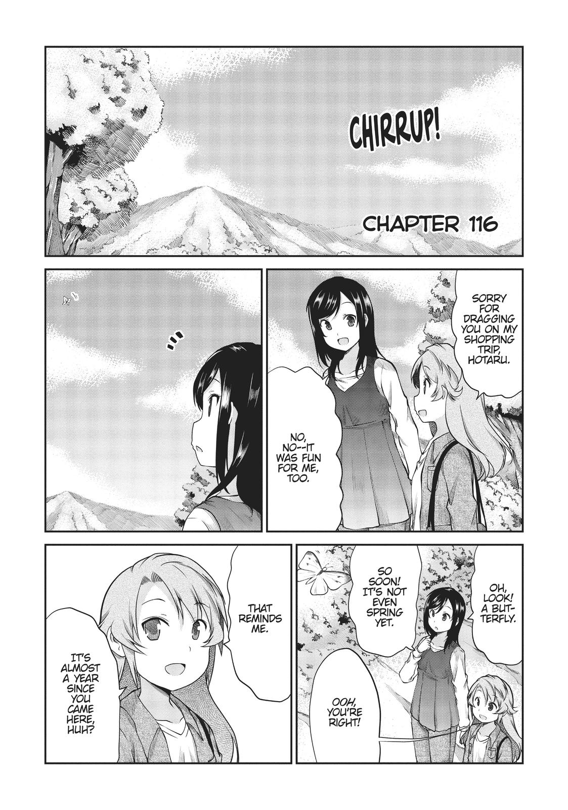 Non Non Biyori Chapter 116 page 1 - Chapter 116