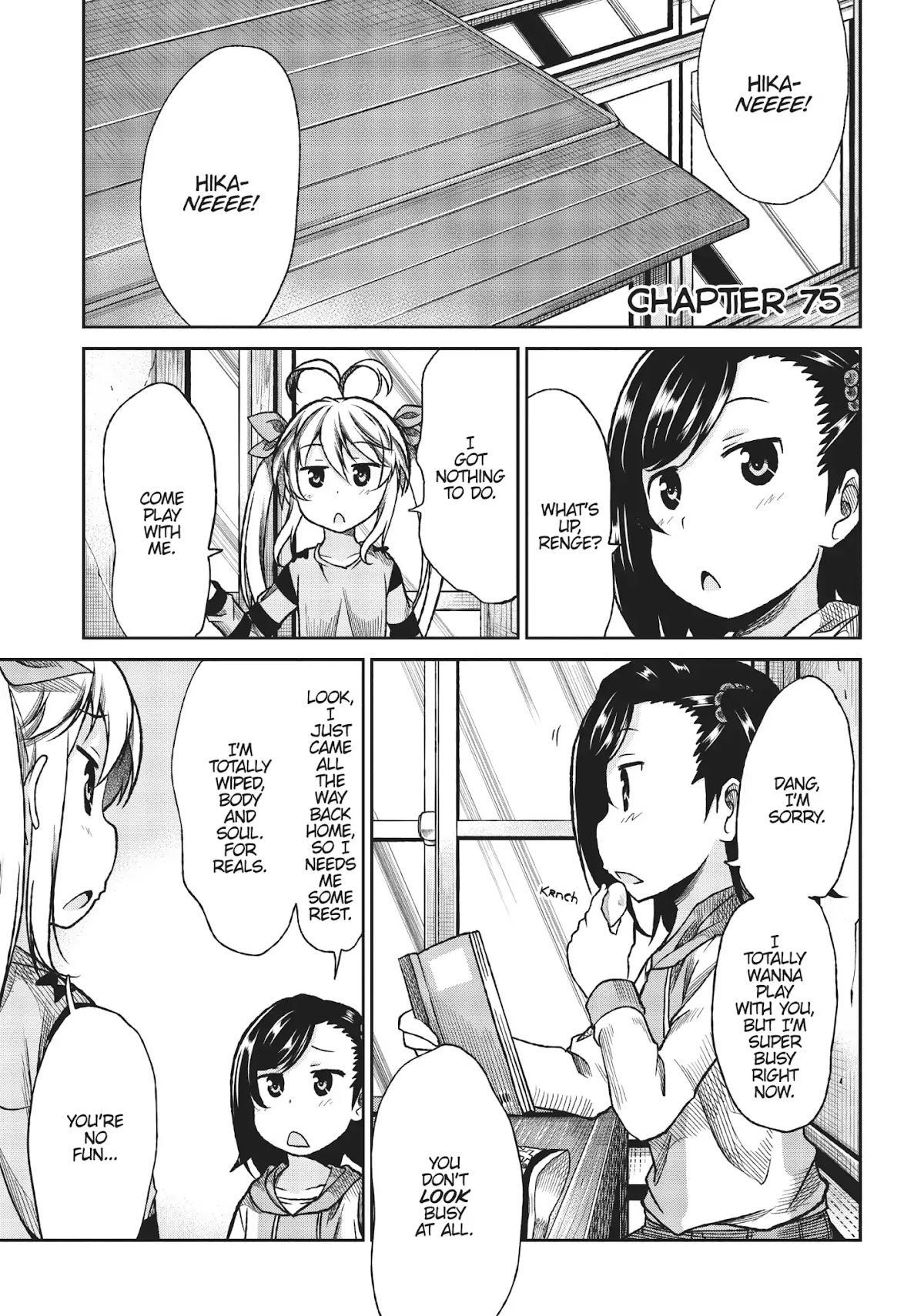 Non Non Biyori Chapter 75 page 1 - Chapter 75