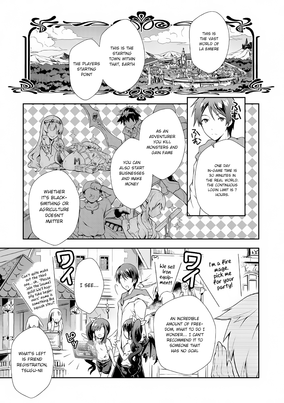 Nonbiri VRMMOki Chapter 1 page 16 - Chapter 1: I Started Playing VRMMO