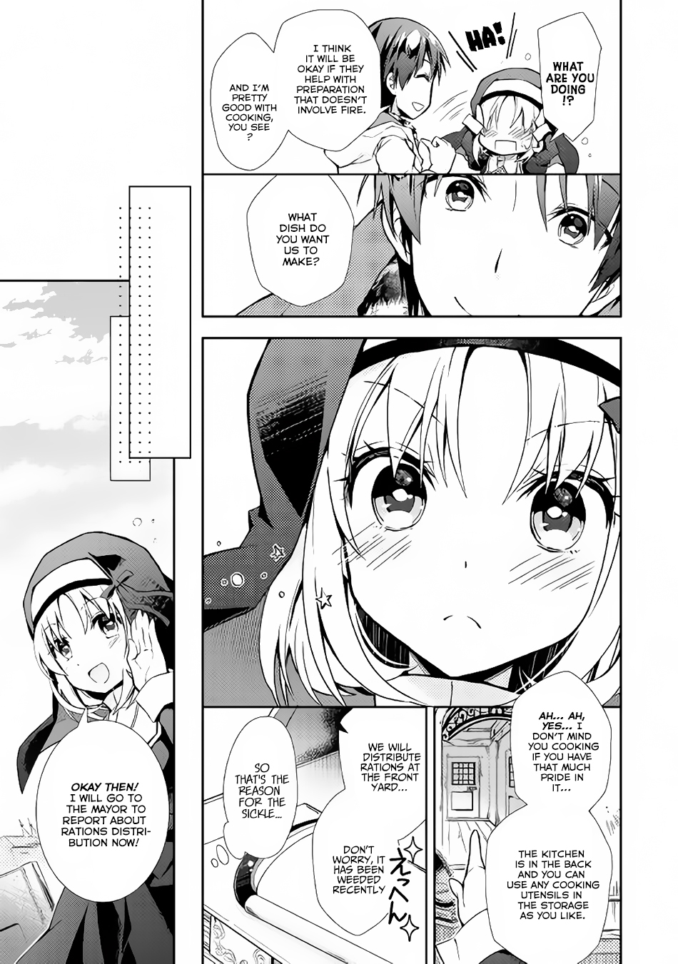 Nonbiri VRMMOki Chapter 12 page 12 - Chapter 12: Let's Start Helping Distributing Rations