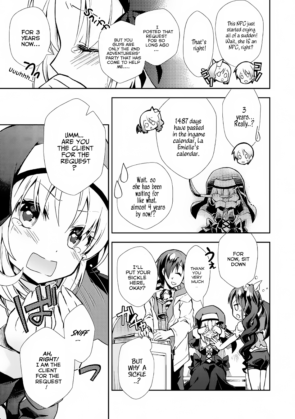 Nonbiri VRMMOki Chapter 12 page 8 - Chapter 12: Let's Start Helping Distributing Rations