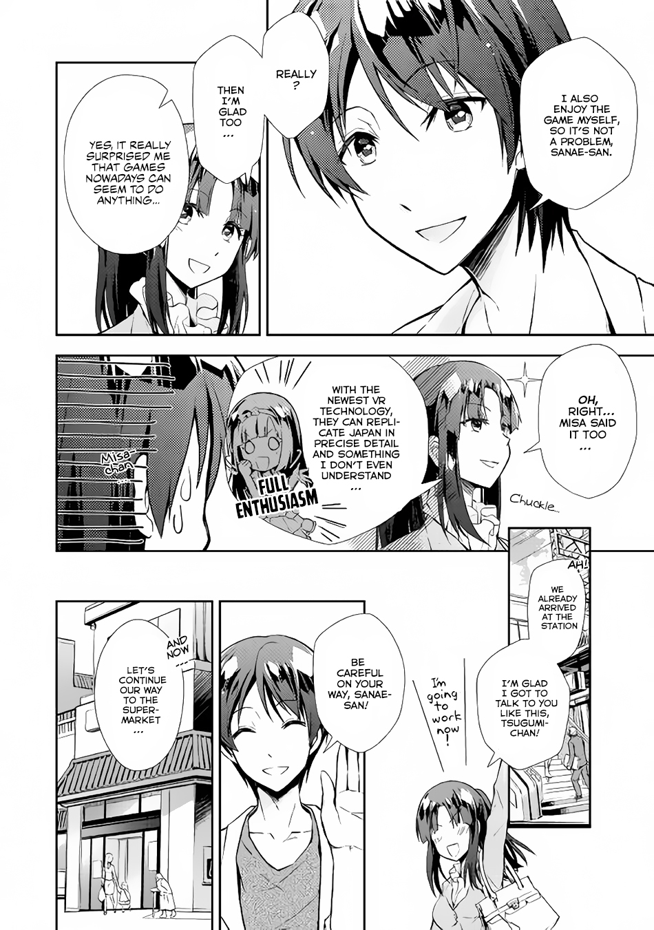 Nonbiri VRMMOki Chapter 15 page 9 - Chapter 15: Let's Do Our Best in Real Life Too!