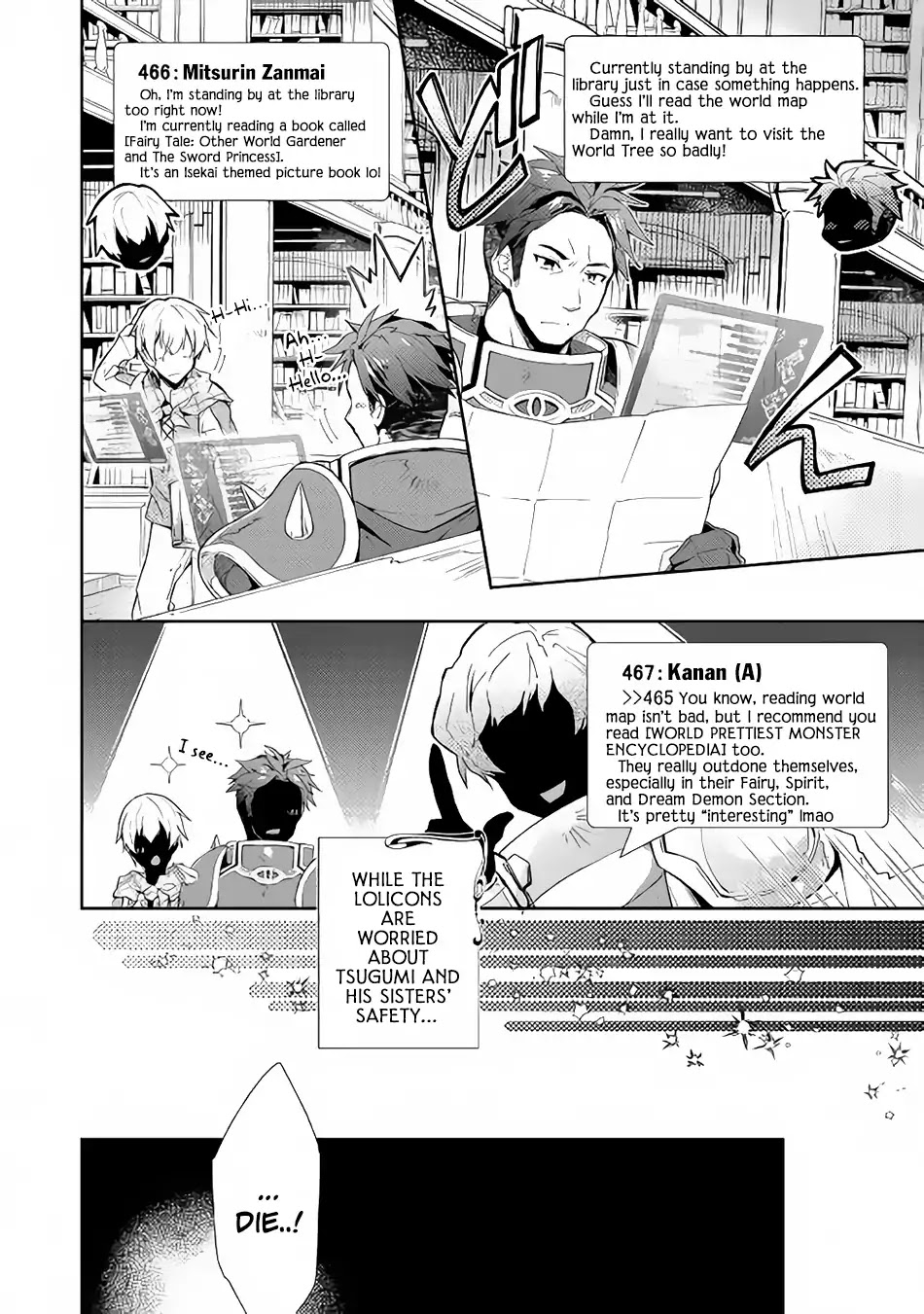 Nonbiri VRMMOki Chapter 31 page 21 - Chapter 31: Let's Explore the Library's Basement (First Part)
