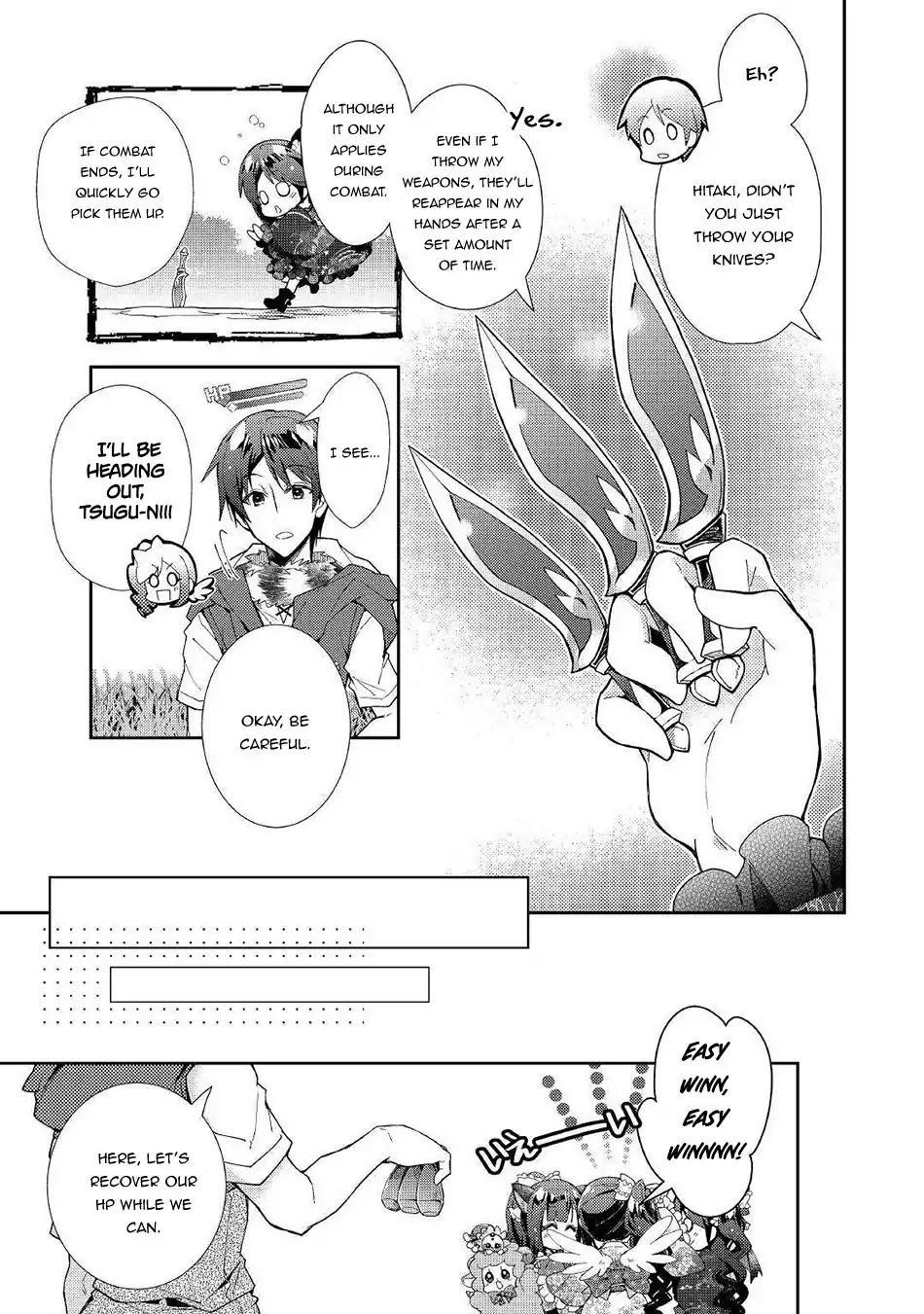 Nonbiri VRMMOki Chapter 35 page 22 - Chapter 35: Mei-chan, choosing a new weapon
