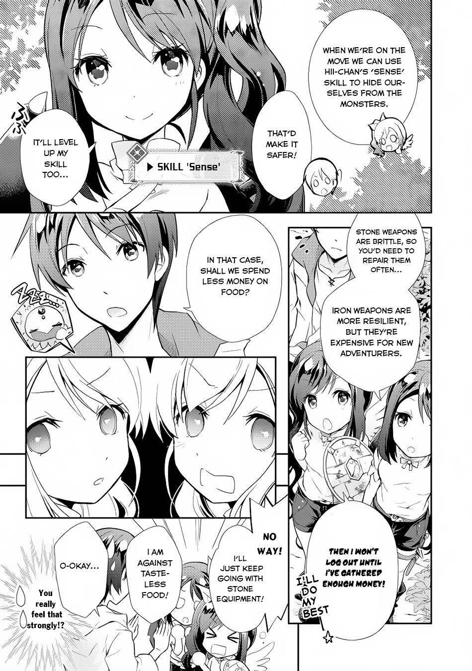 Nonbiri VRMMOki Chapter 4 page 4 - Chapter 4: We Got Some Skills!
