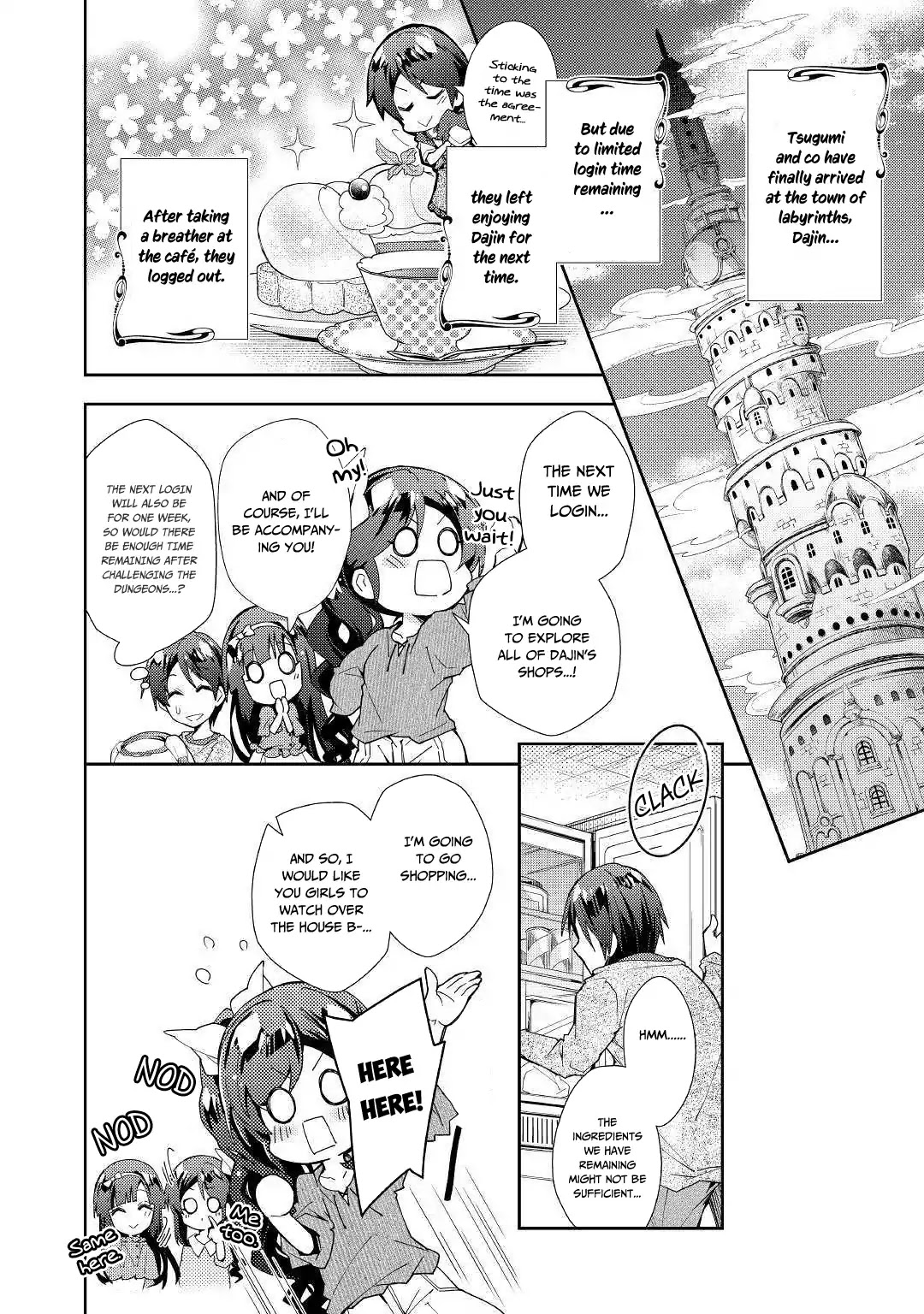 Nonbiri VRMMOki Chapter 40 page 3 - Chapter 40: Let's work hard in our first dungeon