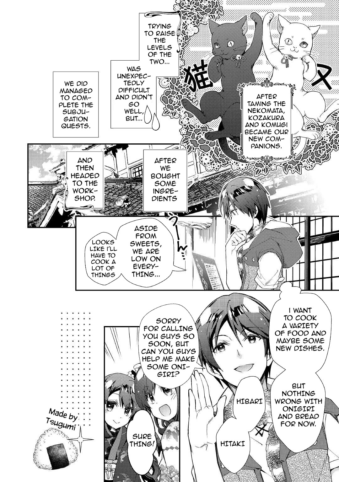 Nonbiri VRMMOki Chapter 58 page 3 - Chapter 58: Trying to level up the Nekomata!