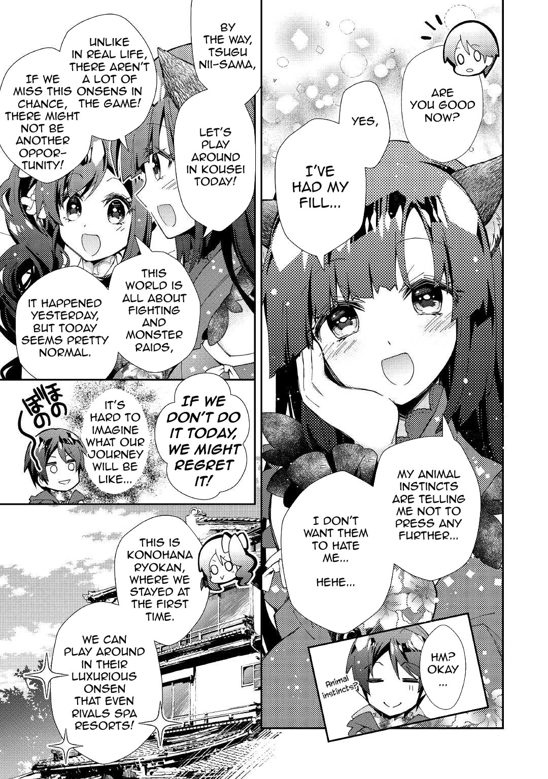 Nonbiri VRMMOki Chapter 59 page 6 - Chapter 59: We All Enjoyed the Onsen Together