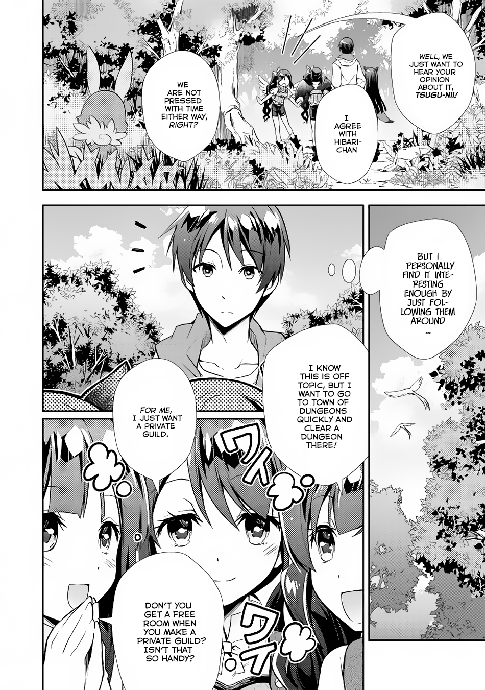 Nonbiri VRMMOki Chapter 8 page 7 - Chapter 8: Let's Register in a Guild!