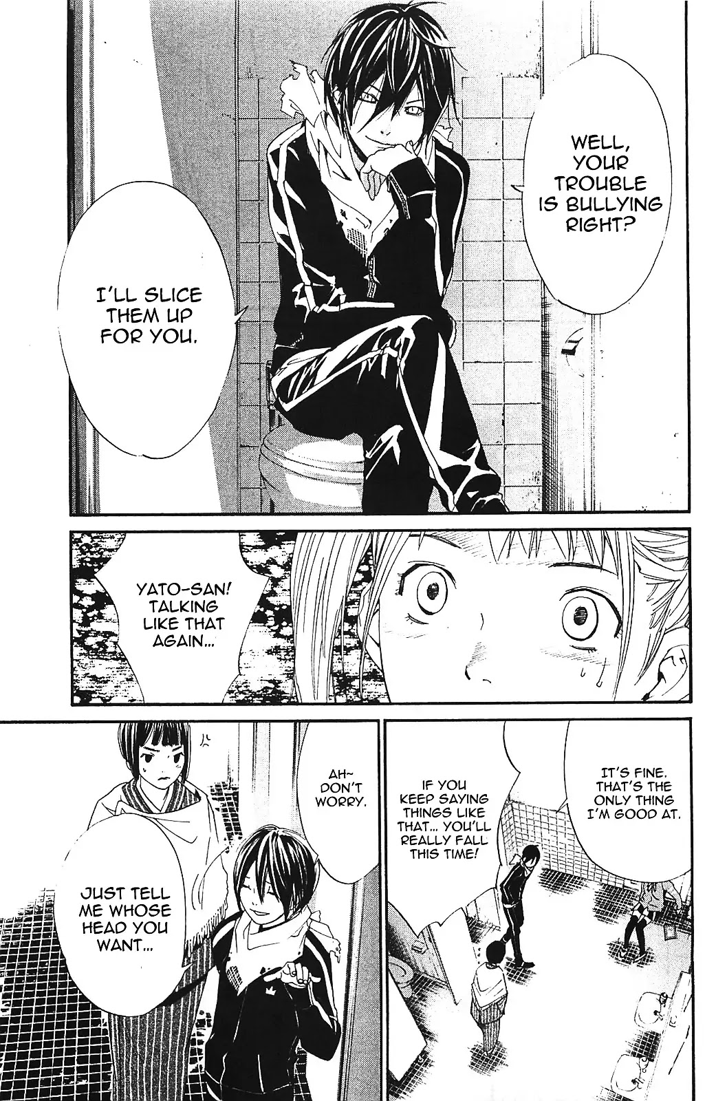 Noragami Chapter 1 page 14 - Chapter 1 : People Who Wear Sportswear