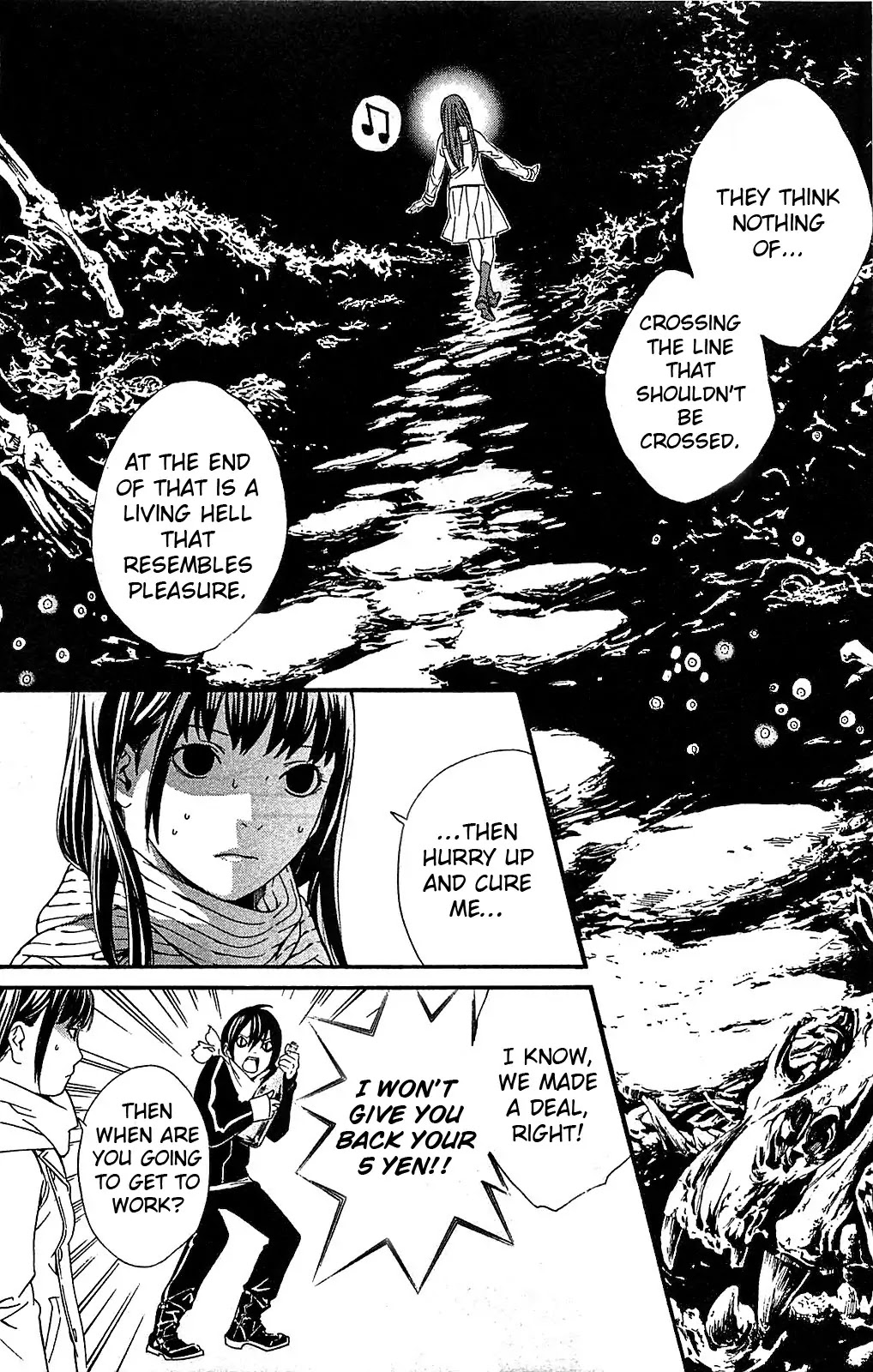 Noragami Chapter 3 page 17 - Chapter 3 : Like Snow