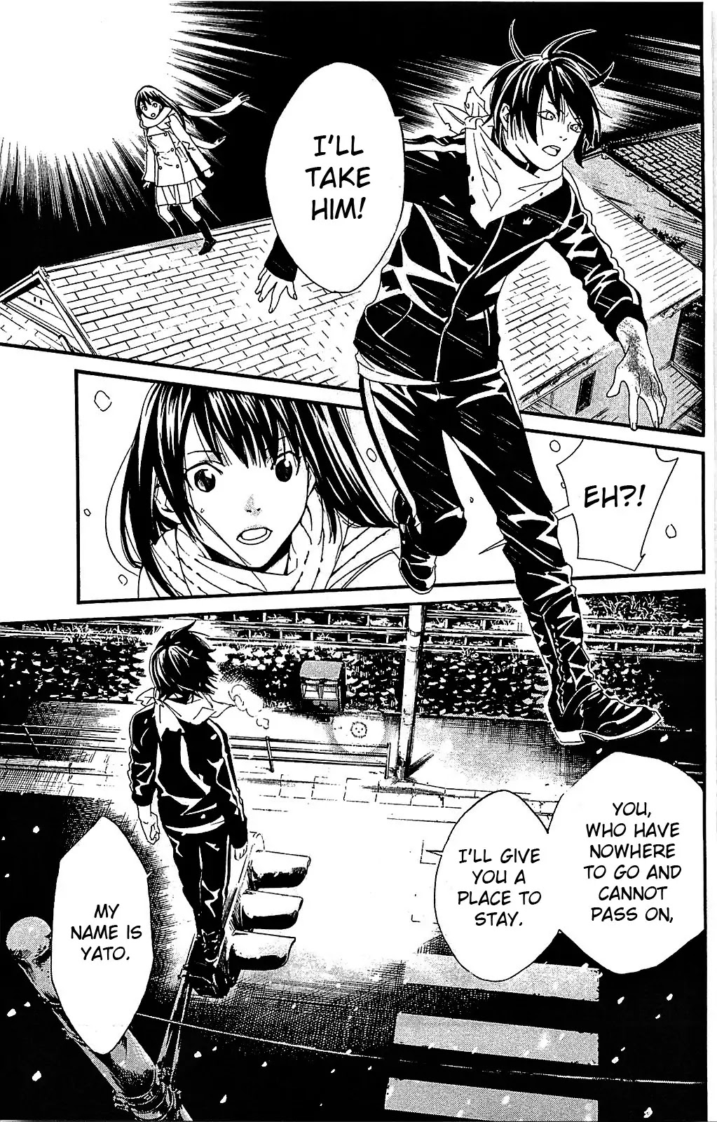 Noragami Chapter 3 page 39 - Chapter 3 : Like Snow