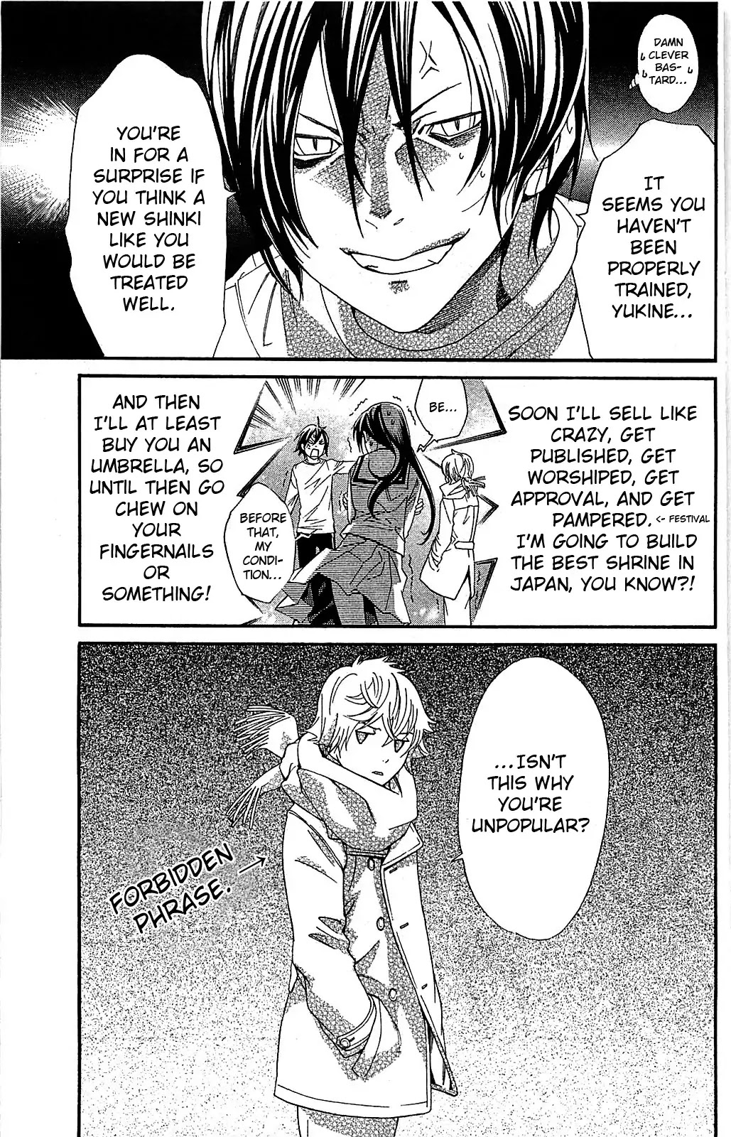 Noragami Chapter 3 page 52 - Chapter 3 : Like Snow