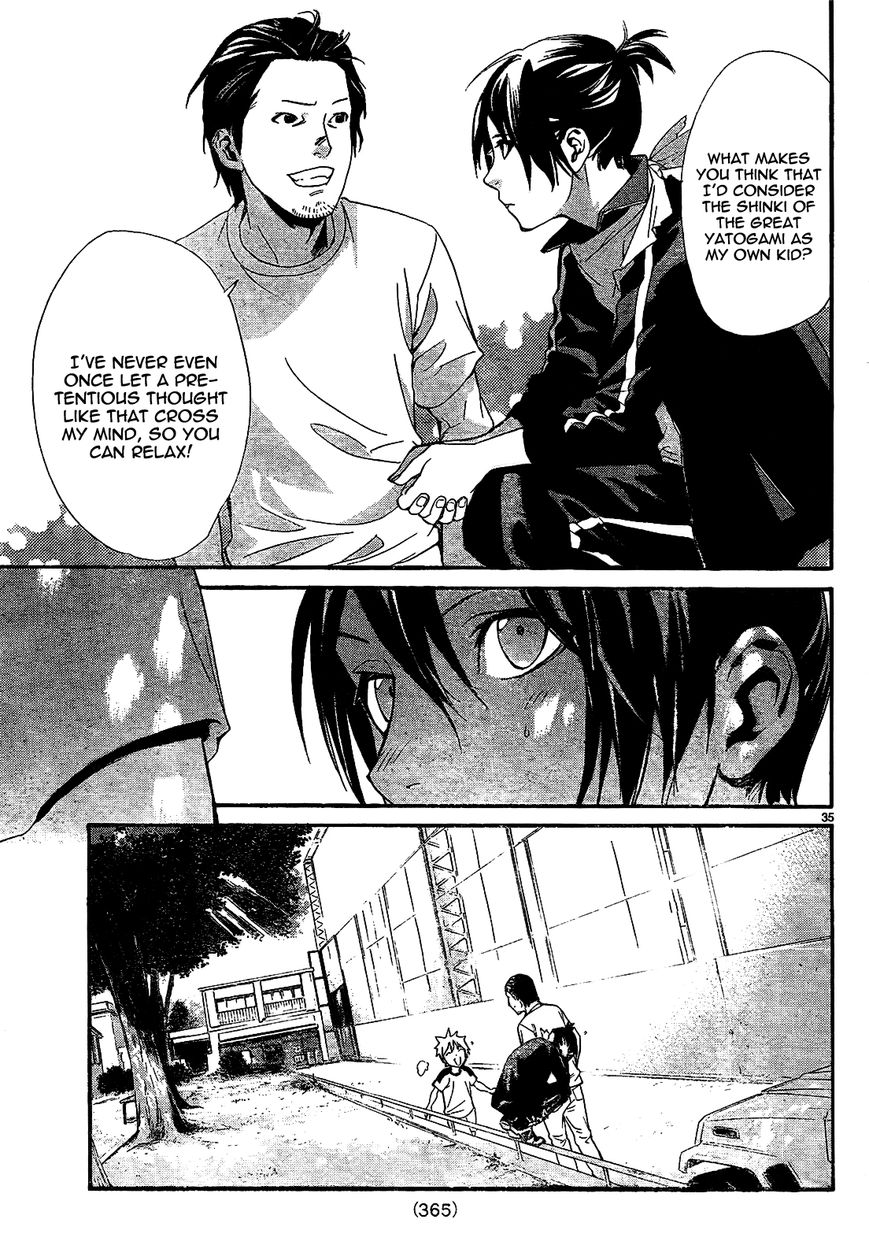 Noragami Chapter 42 page 37 - Chapter 42 : The Harbringer of Disaster
