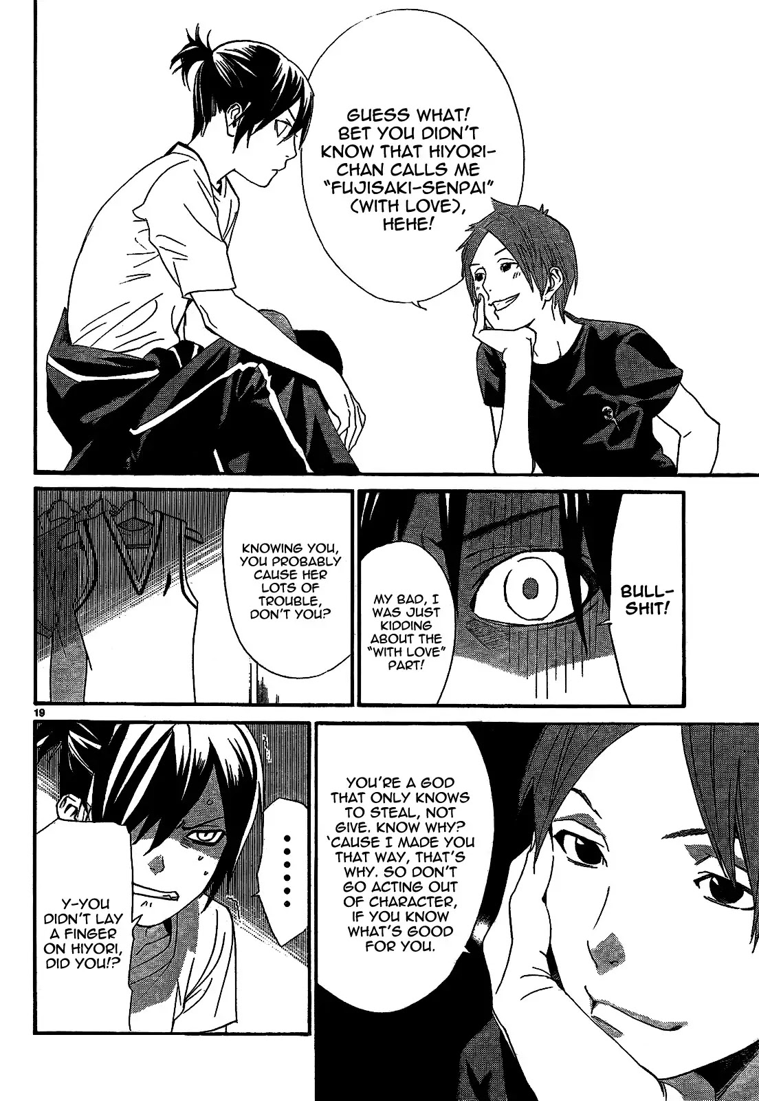 Noragami Chapter 44 page 21 - Chapter 44 : Crossing Swords, Crossing Destinies