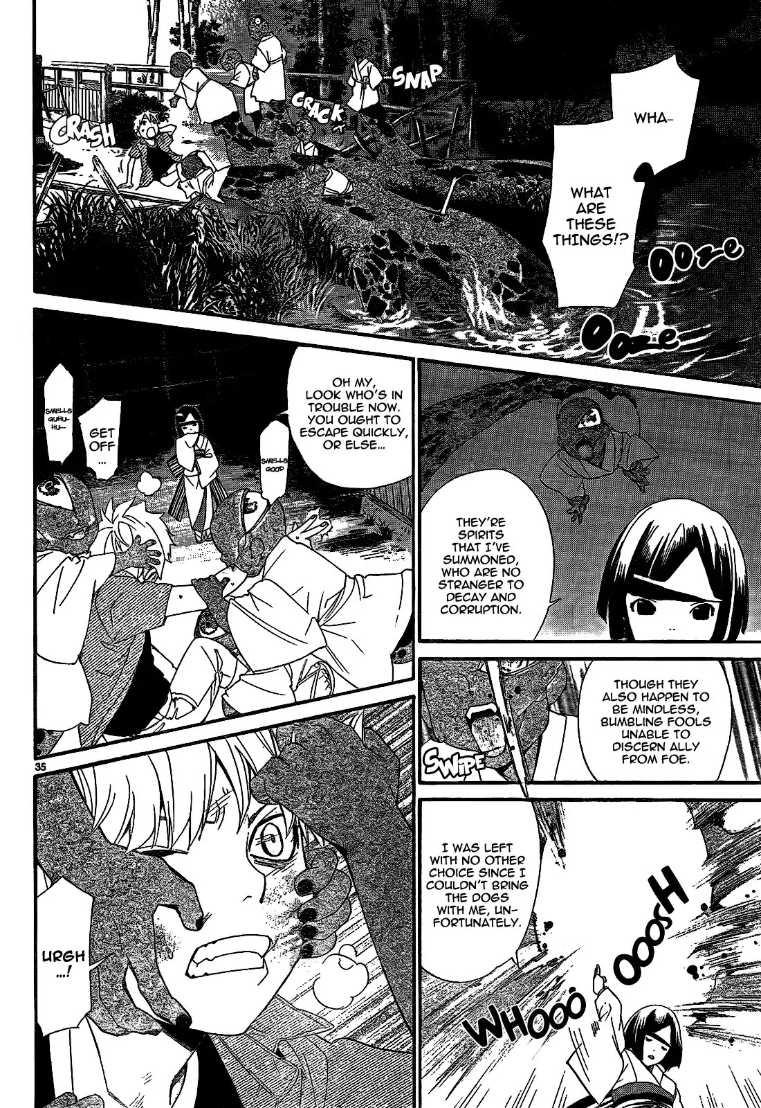Noragami Chapter 44 page 37 - Chapter 44 : Crossing Swords, Crossing Destinies