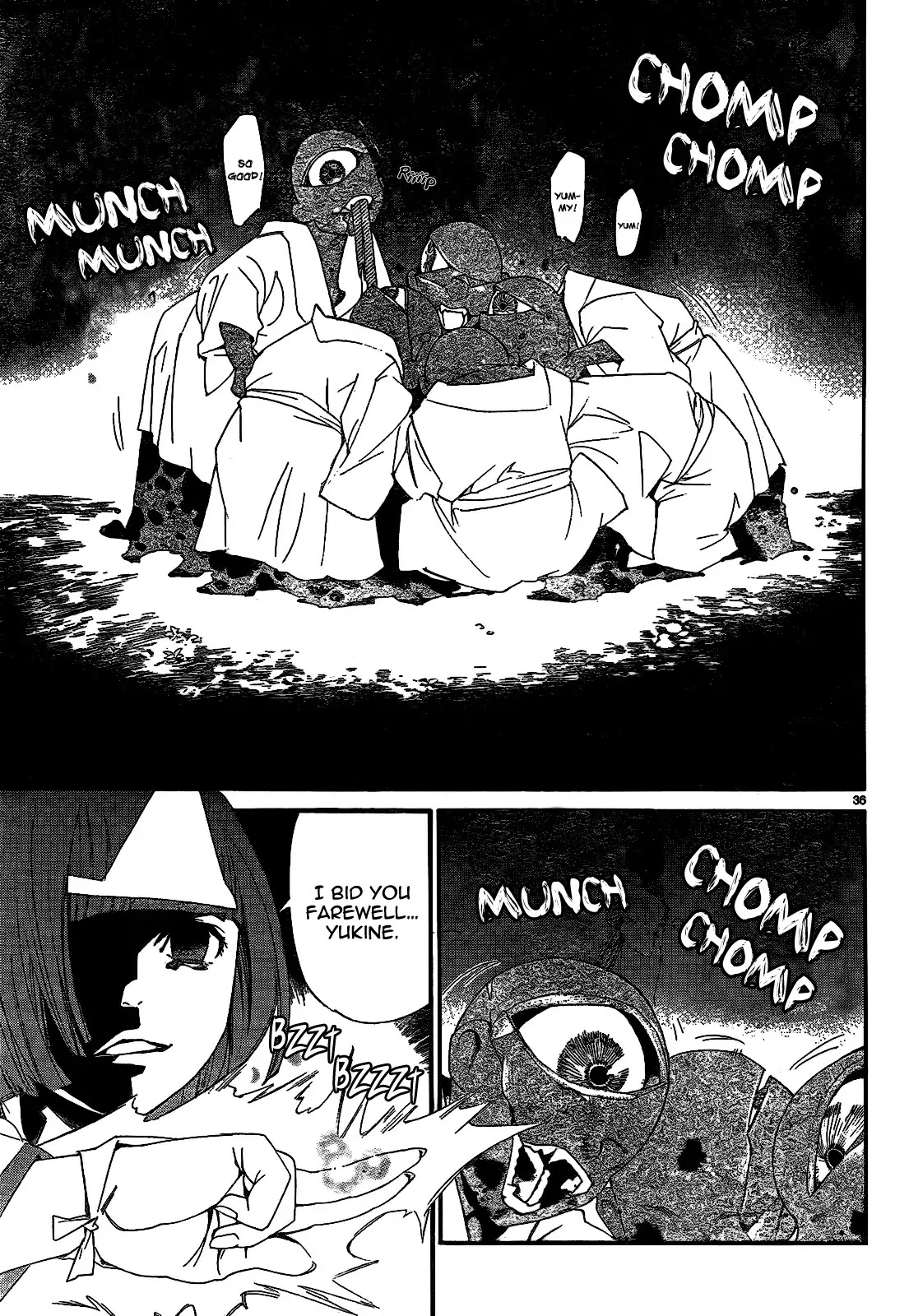 Noragami Chapter 44 page 38 - Chapter 44 : Crossing Swords, Crossing Destinies