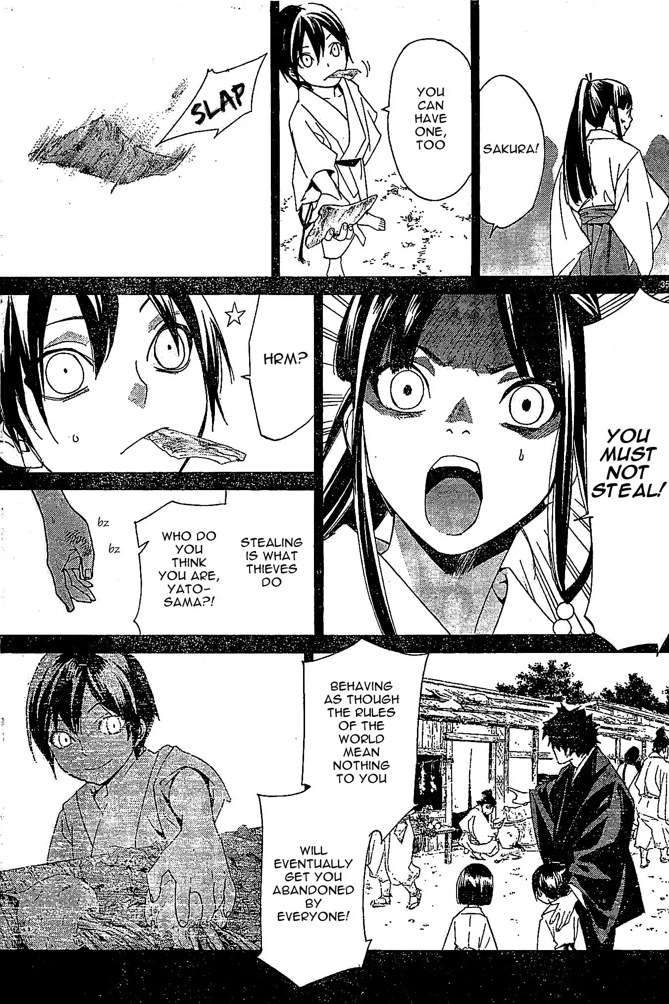 Noragami Chapter 46 page 35 - Chapter 46 : We Shall Play