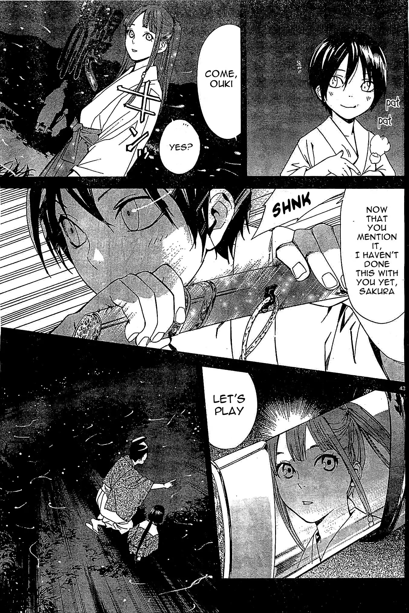 Noragami Chapter 46 page 43 - Chapter 46 : We Shall Play