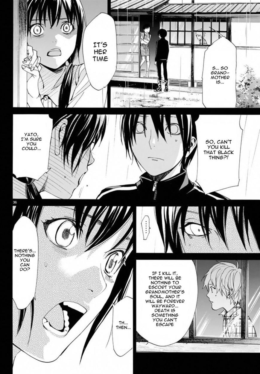 Noragami Chapter 54 page 36 - Chapter 54 : What's Seen, What Comes
