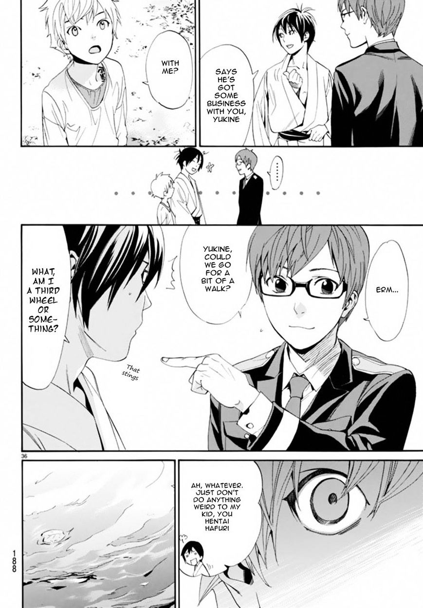 Noragami Chapter 55 page 35 - Chapter 55 : Cut Away, Throw Away