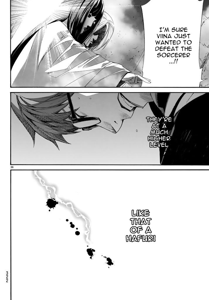 Noragami Chapter 62 page 36 - Chapter 62 : A Dagger, A Bragger, A Stagger