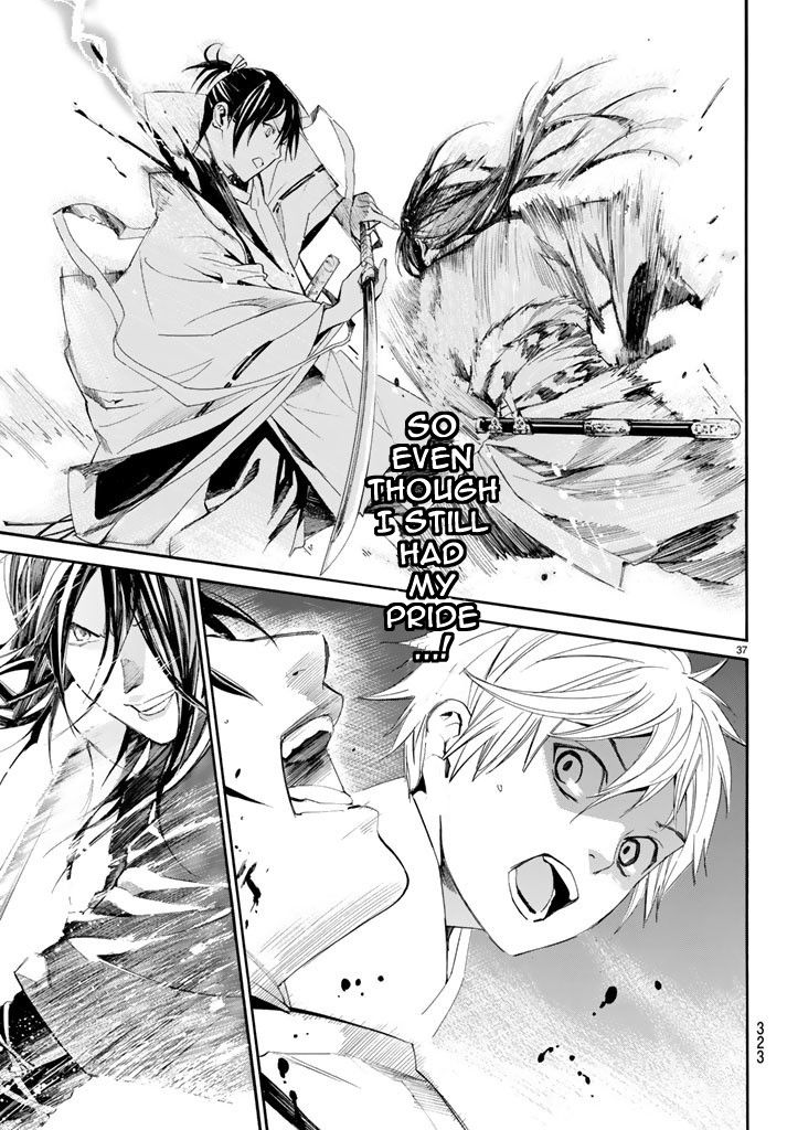 Noragami Chapter 62 page 37 - Chapter 62 : A Dagger, A Bragger, A Stagger