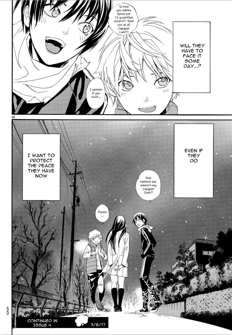 Noragami Chapter 73 page 44 - Chapter 73 : If You Can Hear My Cry