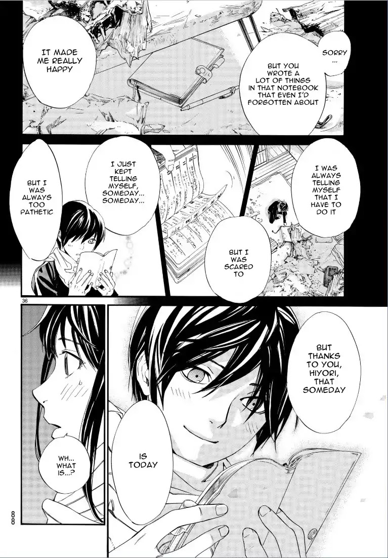 Noragami Chapter 75 page 37 - Chapter 75: And with That, He...