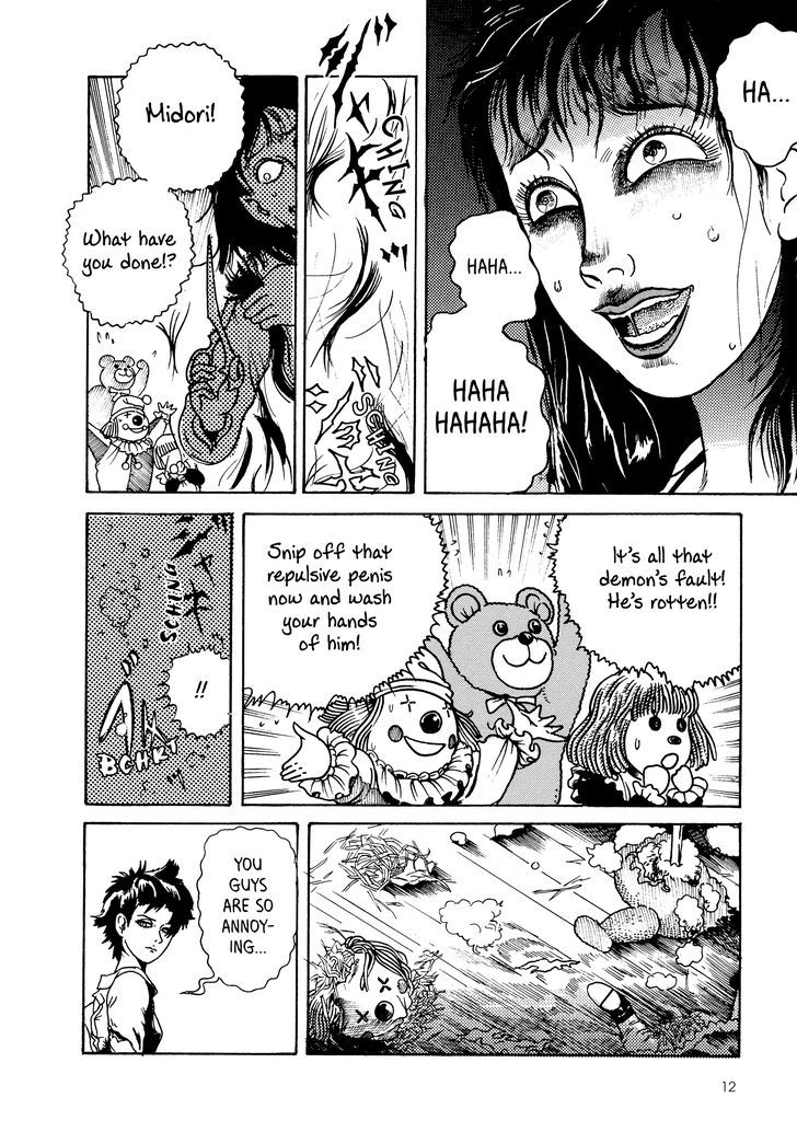 Noroi Michiru Shoki Kessakusen Chapter 1 page 12 - Chapter 1 : Luger -The Dwarf-