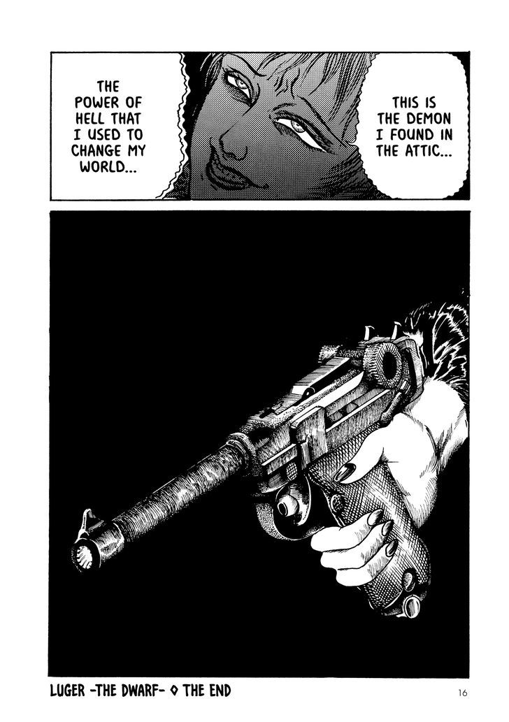 Noroi Michiru Shoki Kessakusen Chapter 1 page 16 - Chapter 1 : Luger -The Dwarf-