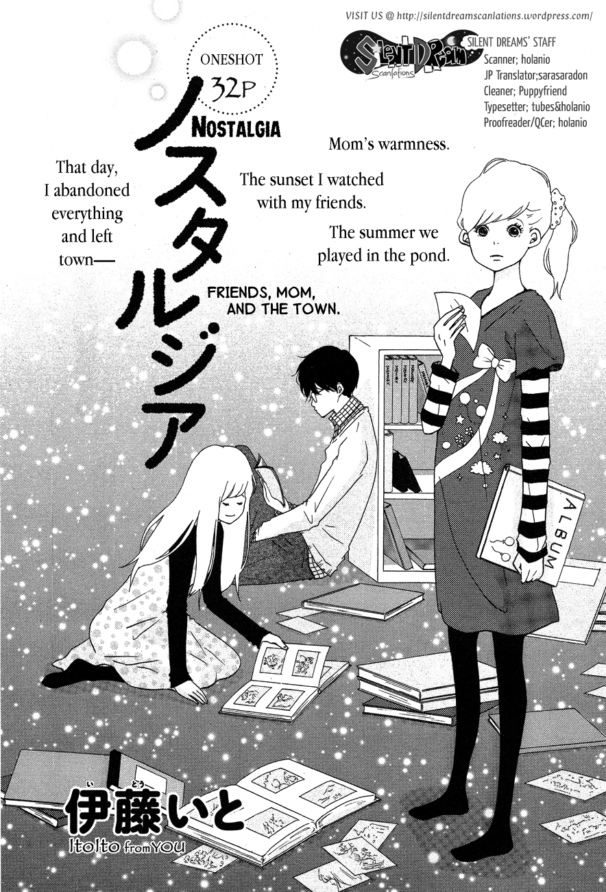 Nostalgia (ITOU Ito) Chapter 0.2 page 1 - Chapter 0 v2 : [Oneshot]