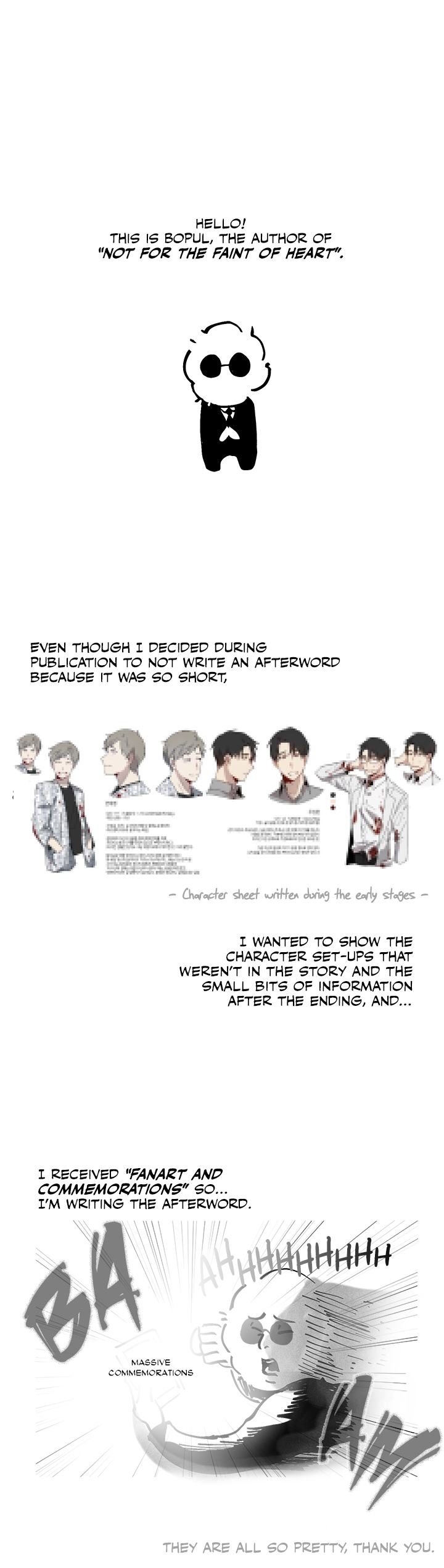 Not for the Faint of Heart Chapter 12.5 page 3 - Chapter 12.5: Afterword
