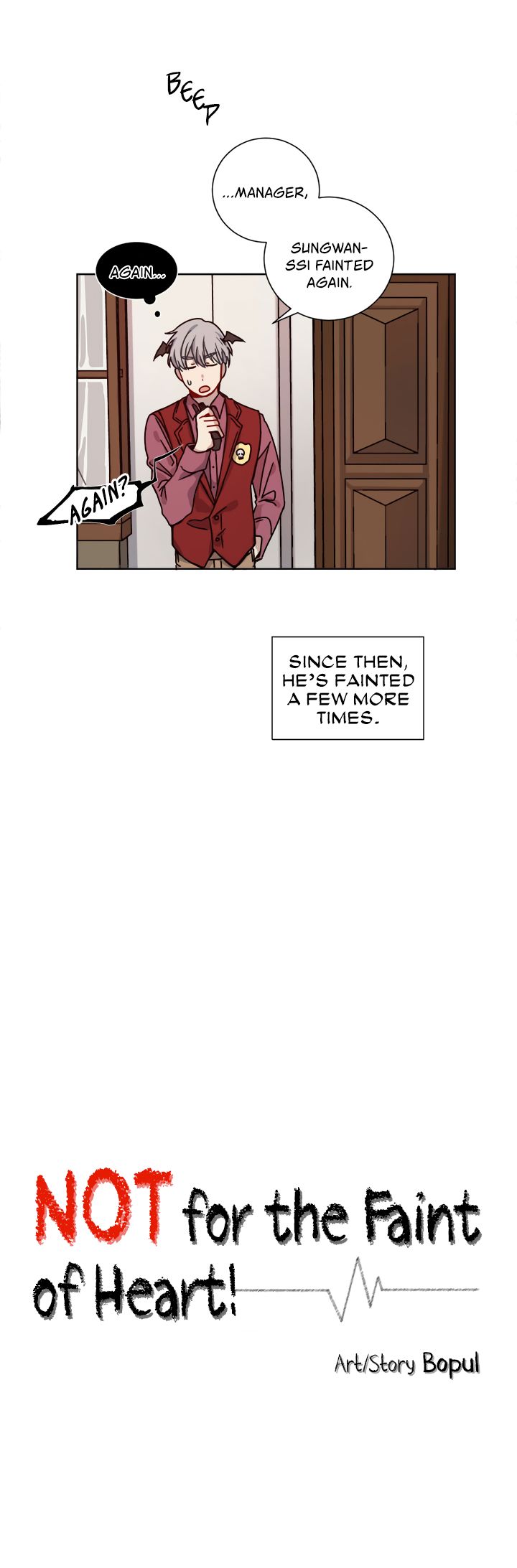 Not for the Faint of Heart Chapter 2 page 10 - Chapter 2