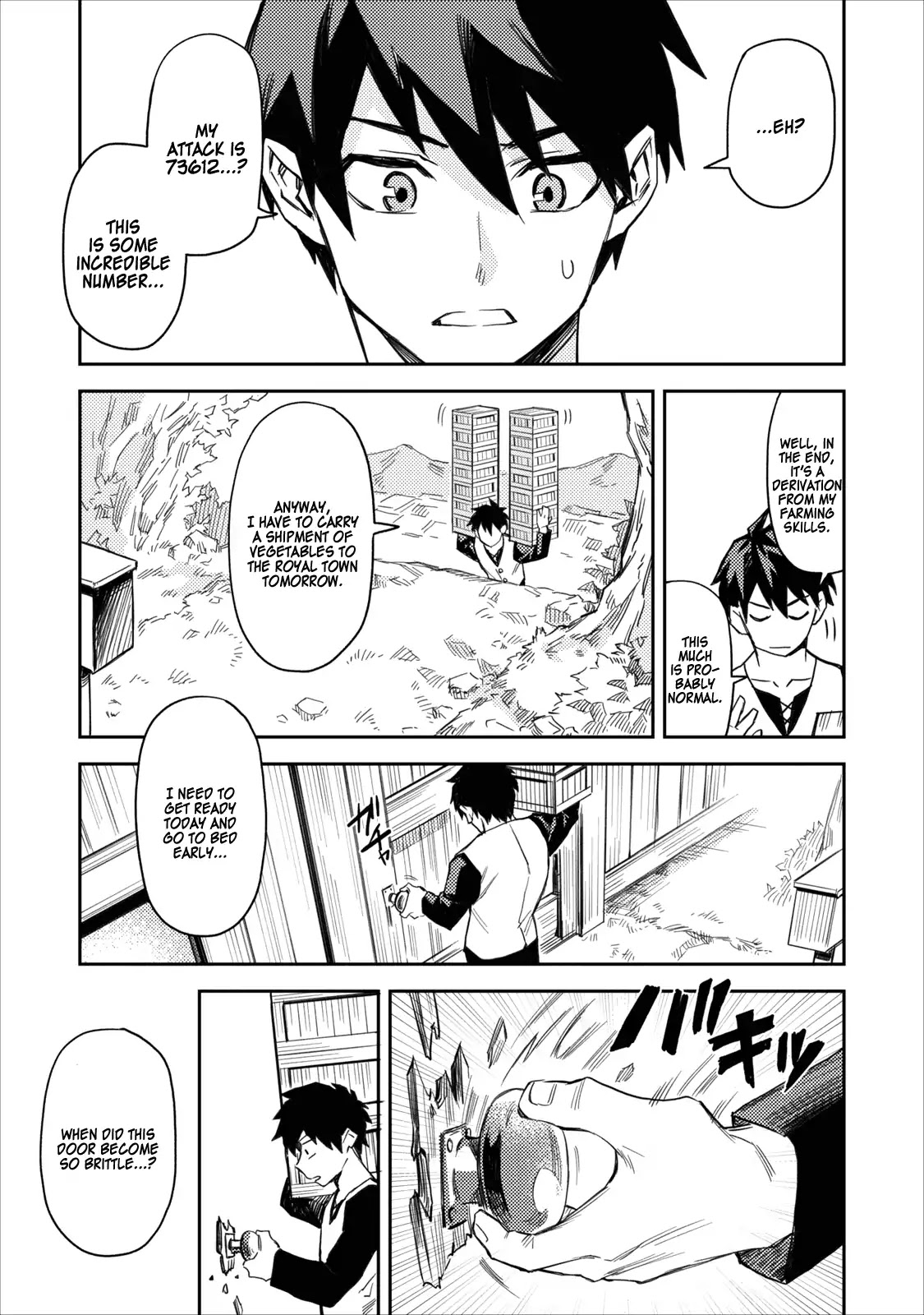 Noumin Kanren no Skill bakka Agetetara Naze ka Tsuyoku Natta Chapter 1 page 10 - Chapter 1