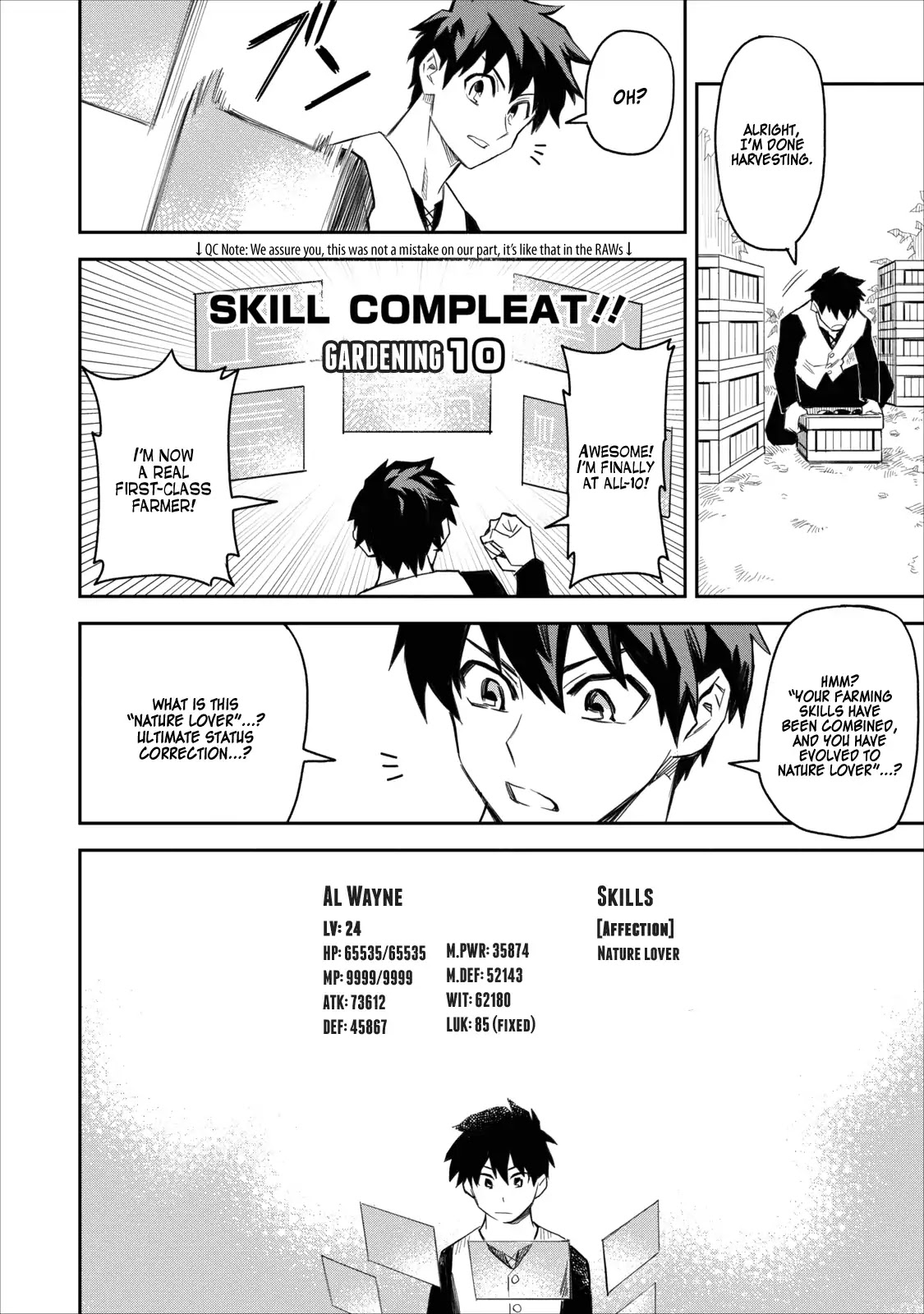 Noumin Kanren no Skill bakka Agetetara Naze ka Tsuyoku Natta Chapter 1 page 9 - Chapter 1