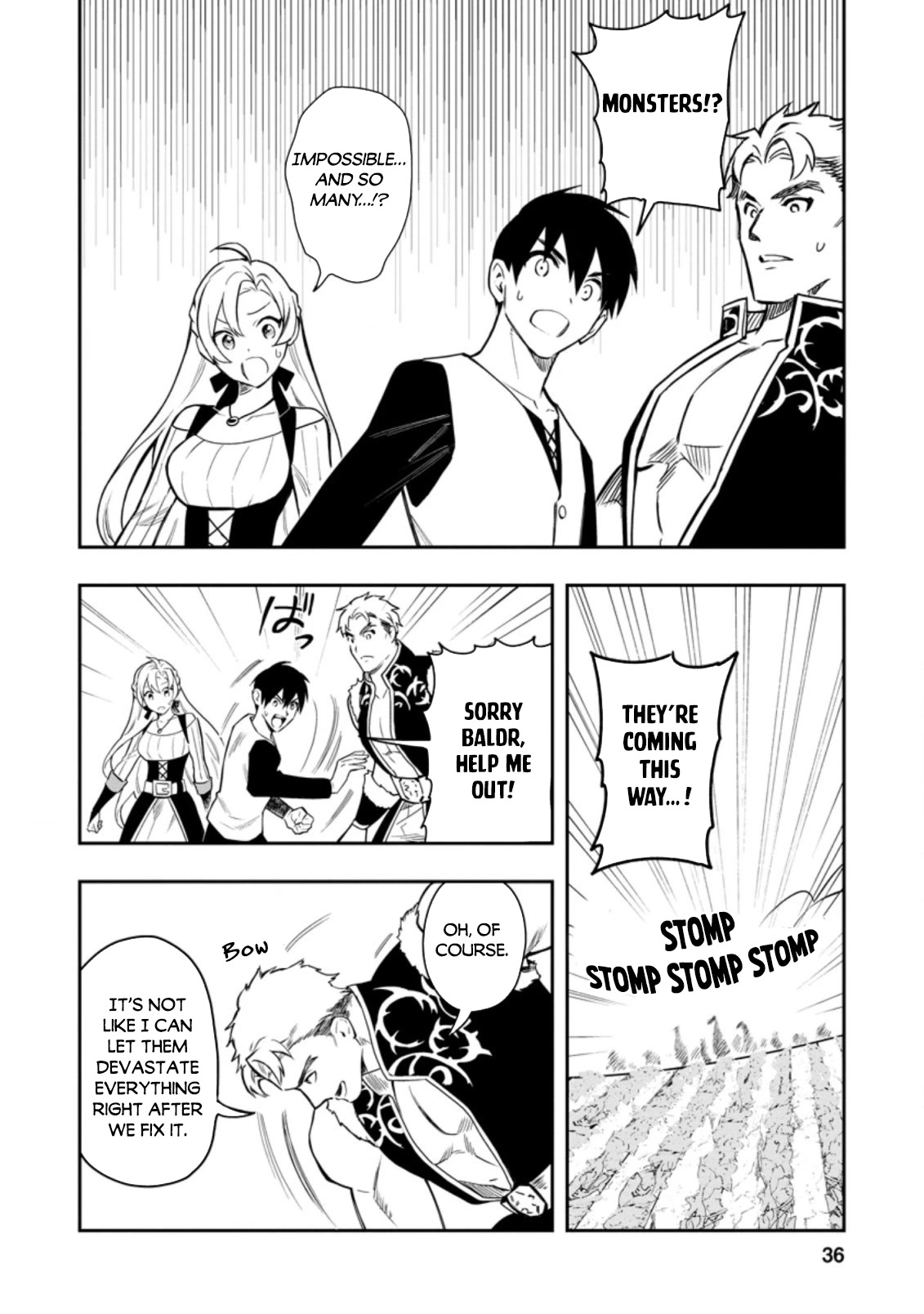 Noumin Kanren no Skill bakka Agetetara Naze ka Tsuyoku Natta Chapter 36 page 35 - Chapter 36