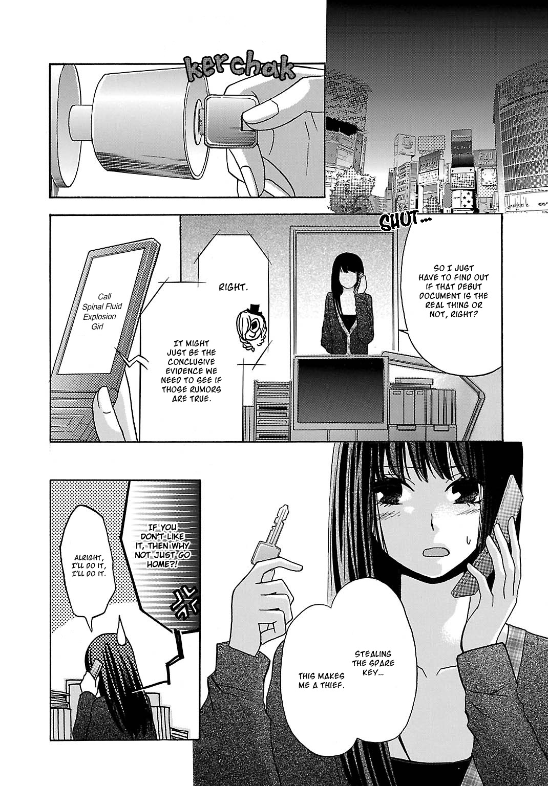 Noushou Sakuretsu Girl Chapter 4 page 15 - Chapter 4: Crimson Flowers in Full Bloom