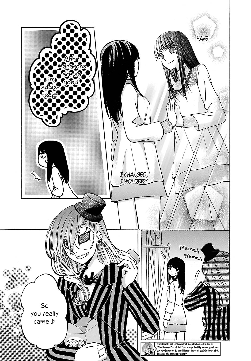 Noushou Sakuretsu Girl Chapter 4 page 6 - Chapter 4: Crimson Flowers in Full Bloom