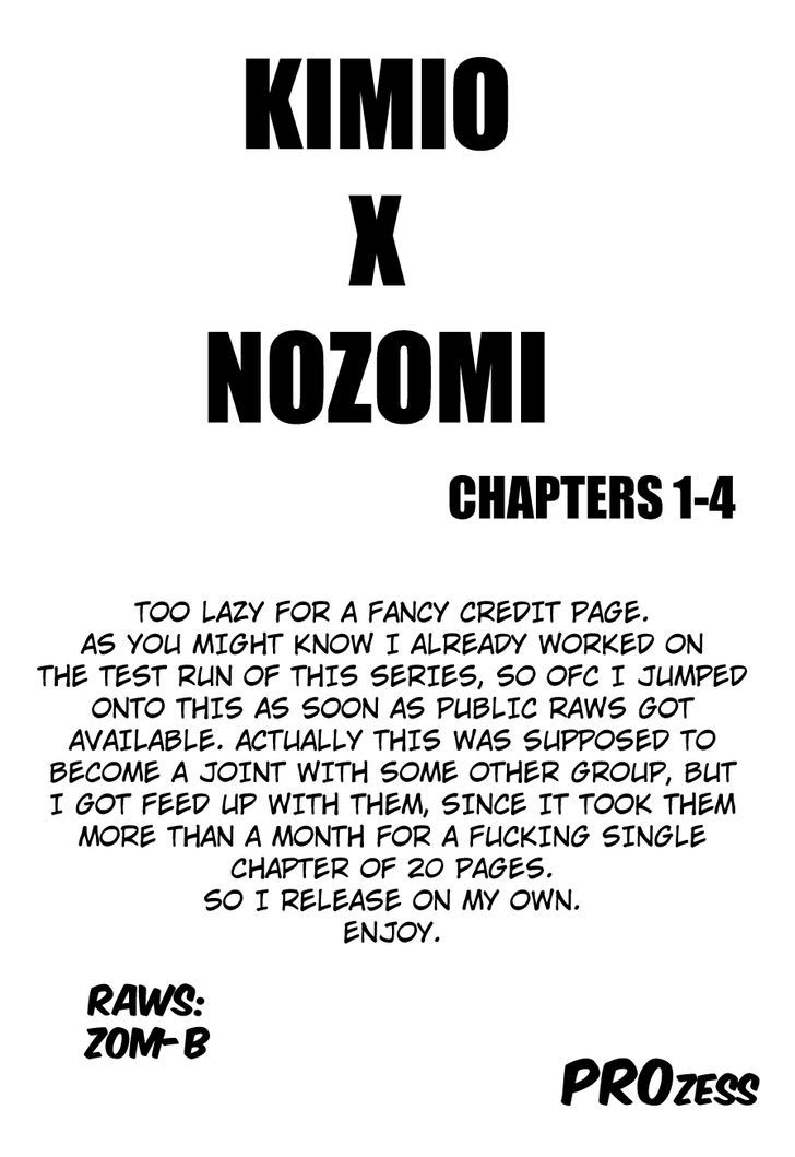 Nozo x Kimi Chapter 2 page 1 - Chapter 2 : Stairs and Skirt