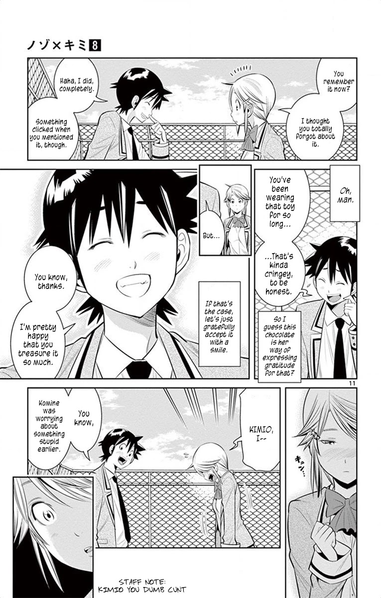 Nozo x Kimi Chapter 54 page 11 - Chapter 54: Kisses and Chocolates