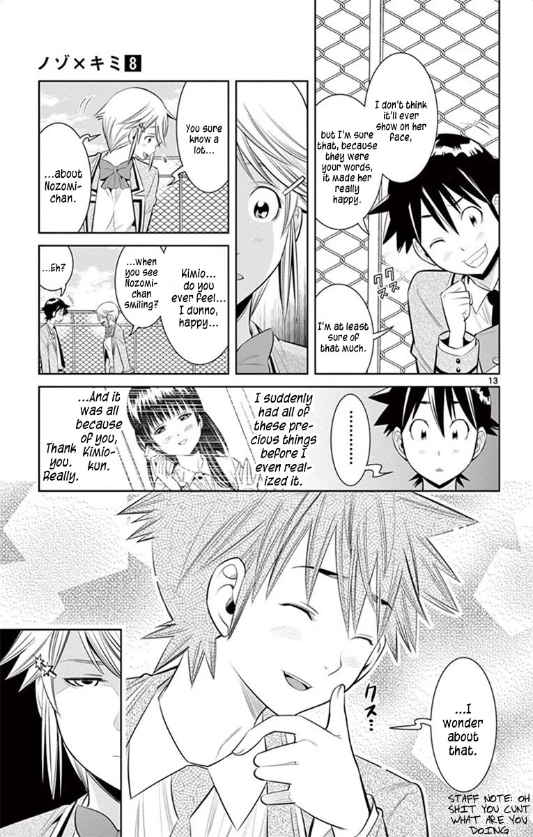 Nozo x Kimi Chapter 54 page 13 - Chapter 54: Kisses and Chocolates