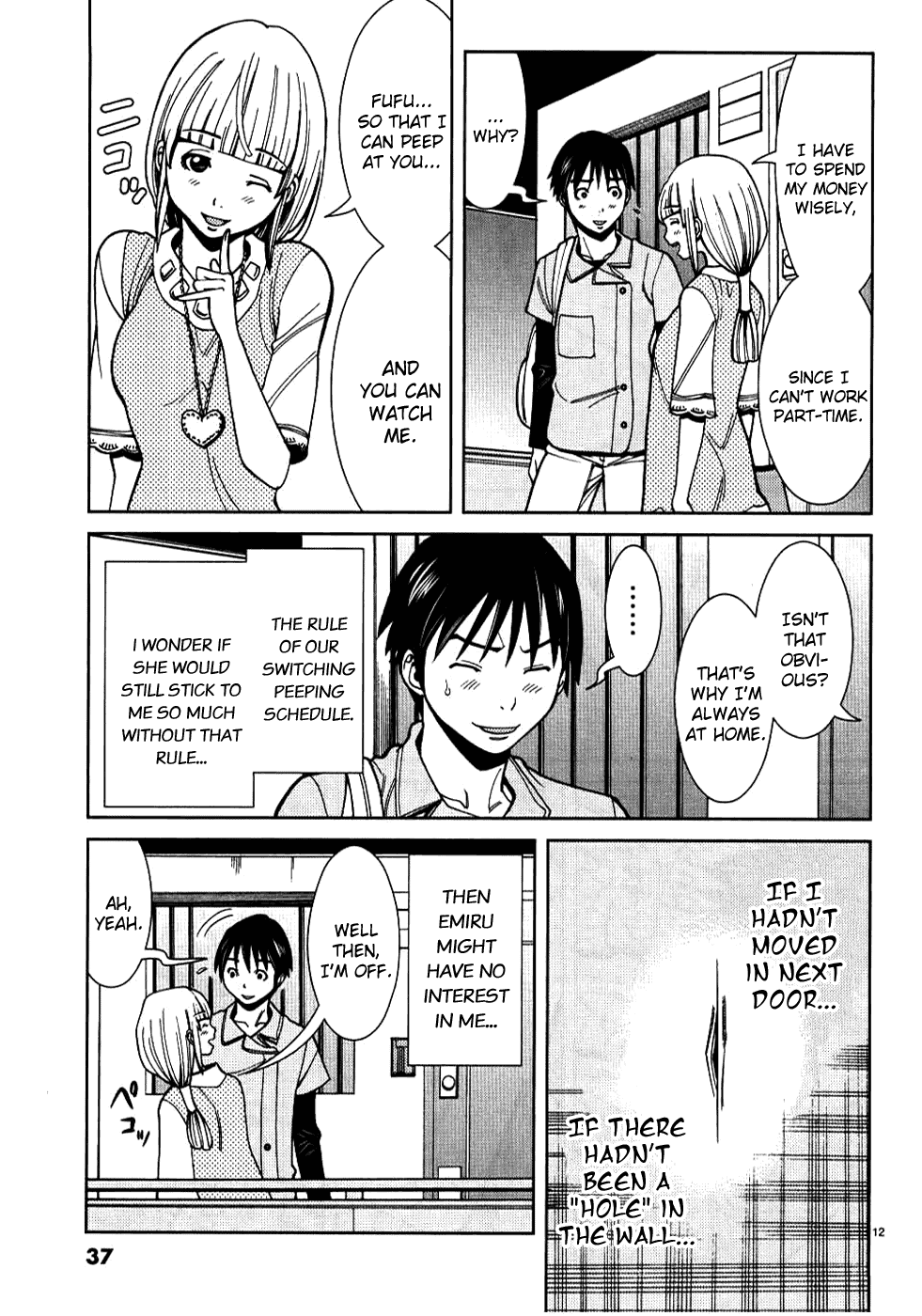Nozoki Ana Chapter 29 page 13 - Chapter 29: You Broke It...!