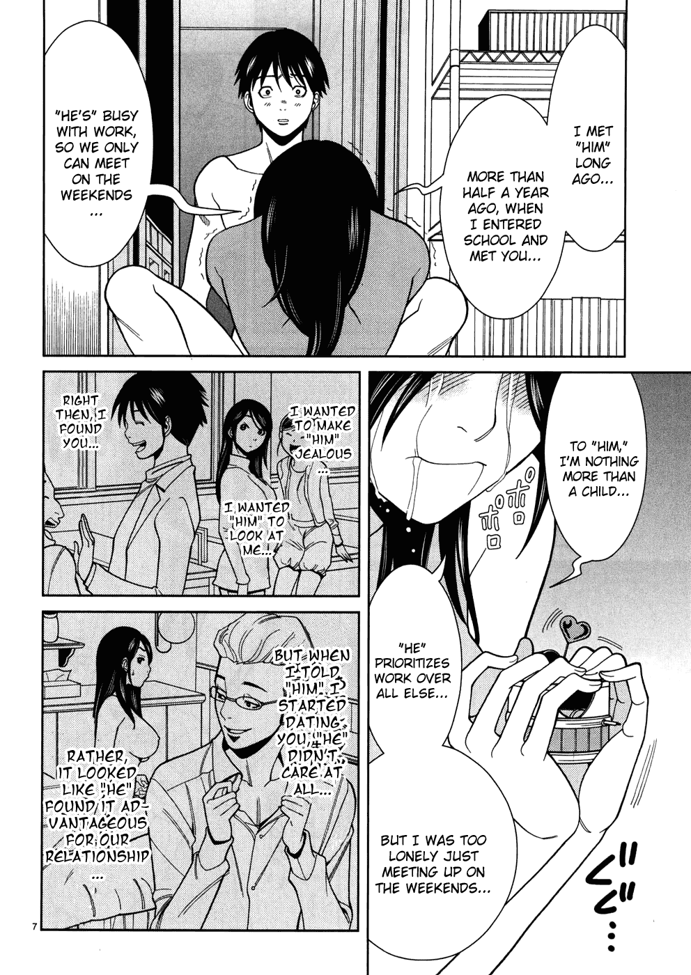 Nozoki Ana Chapter 45 page 8 - Chapter 45: I'm Scared