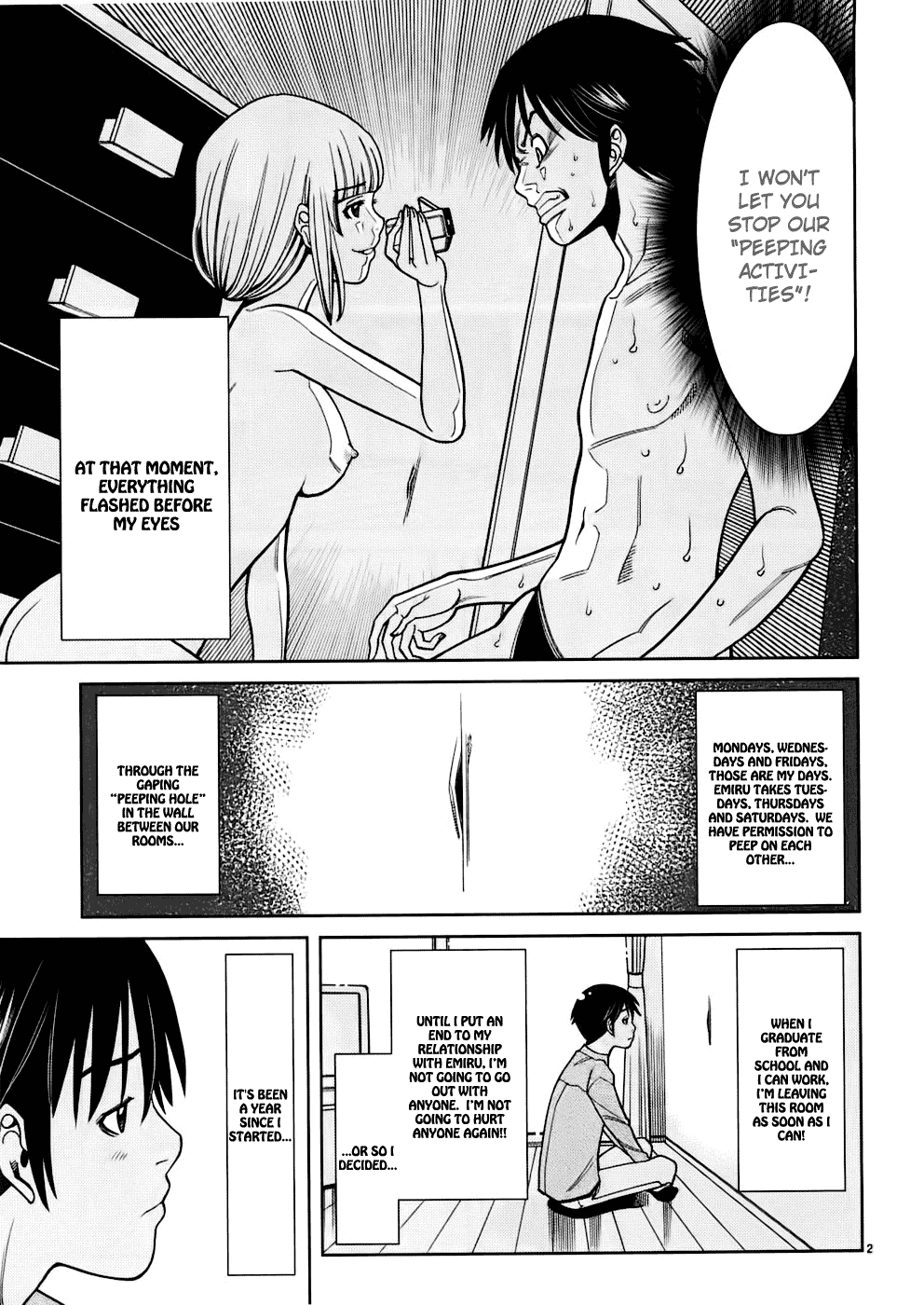Nozoki Ana Chapter 48 page 3 - Chapter 48: Second Year Students