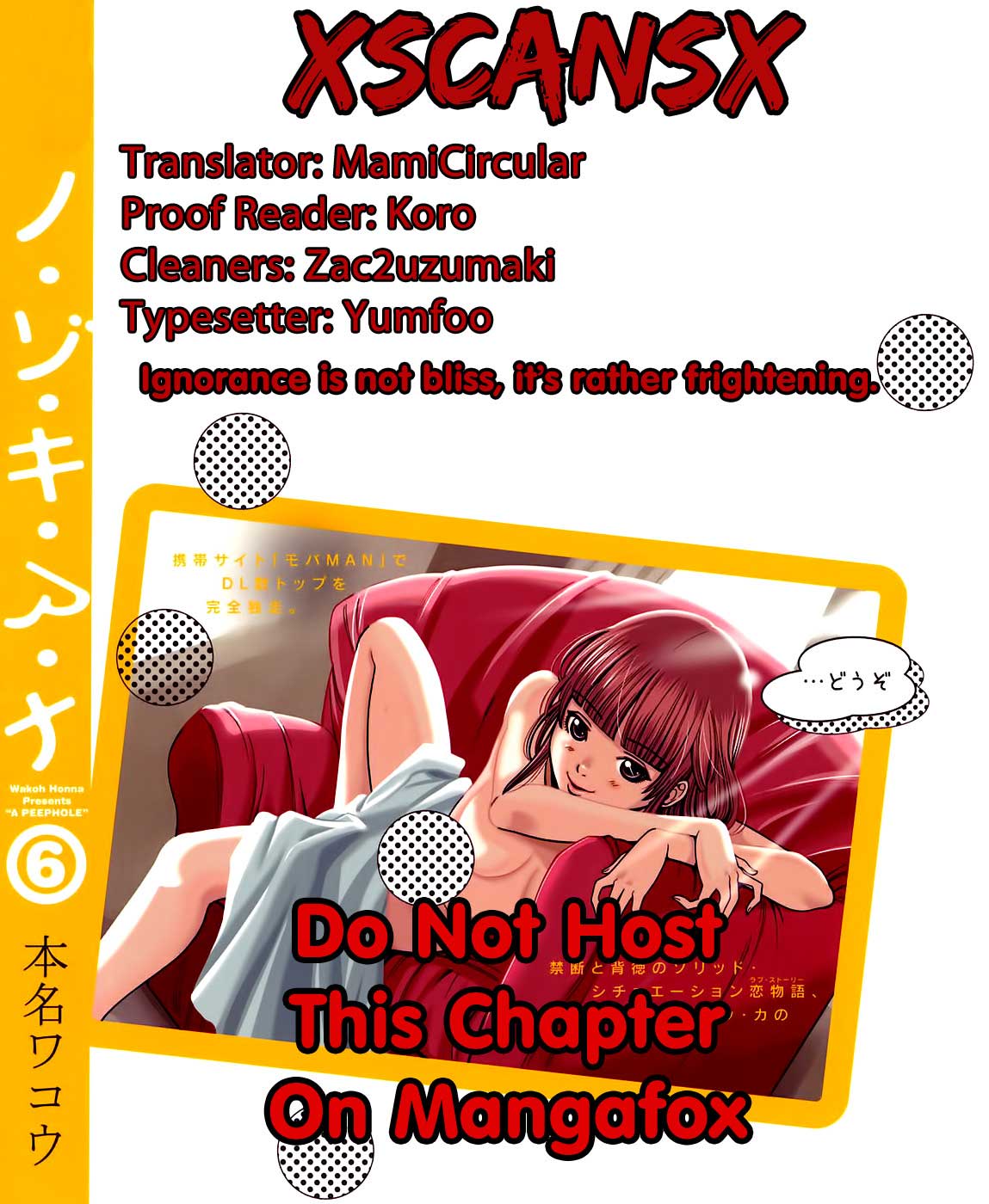 Nozoki Ana Chapter 53 page 22 - Chapter 53: Come Out Of Your Hole