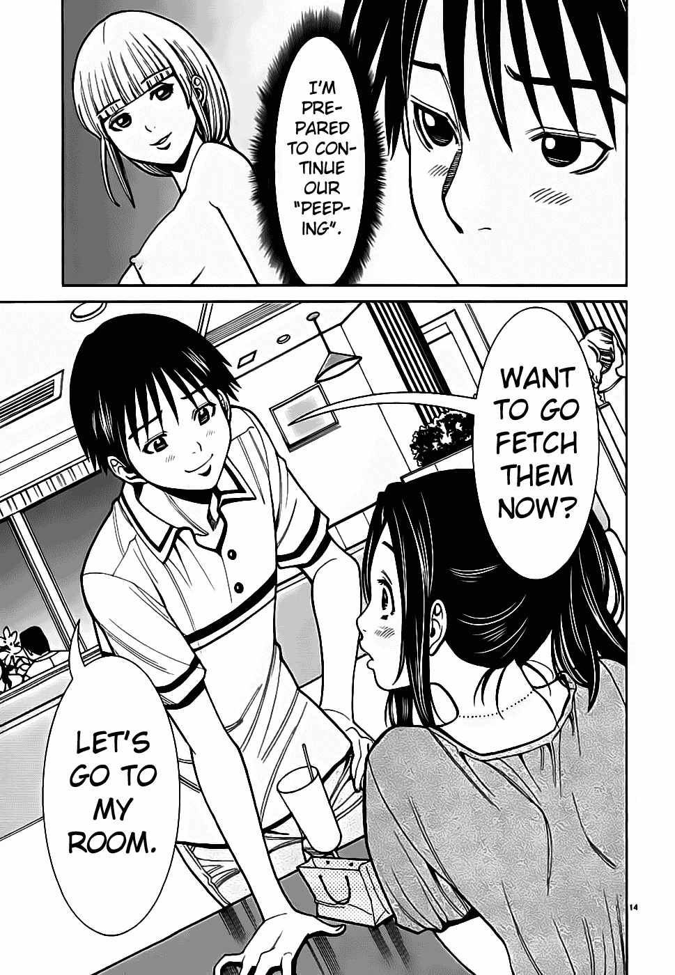 Nozoki Ana Chapter 56 page 15 - Chapter 56: Let's Go To My Room