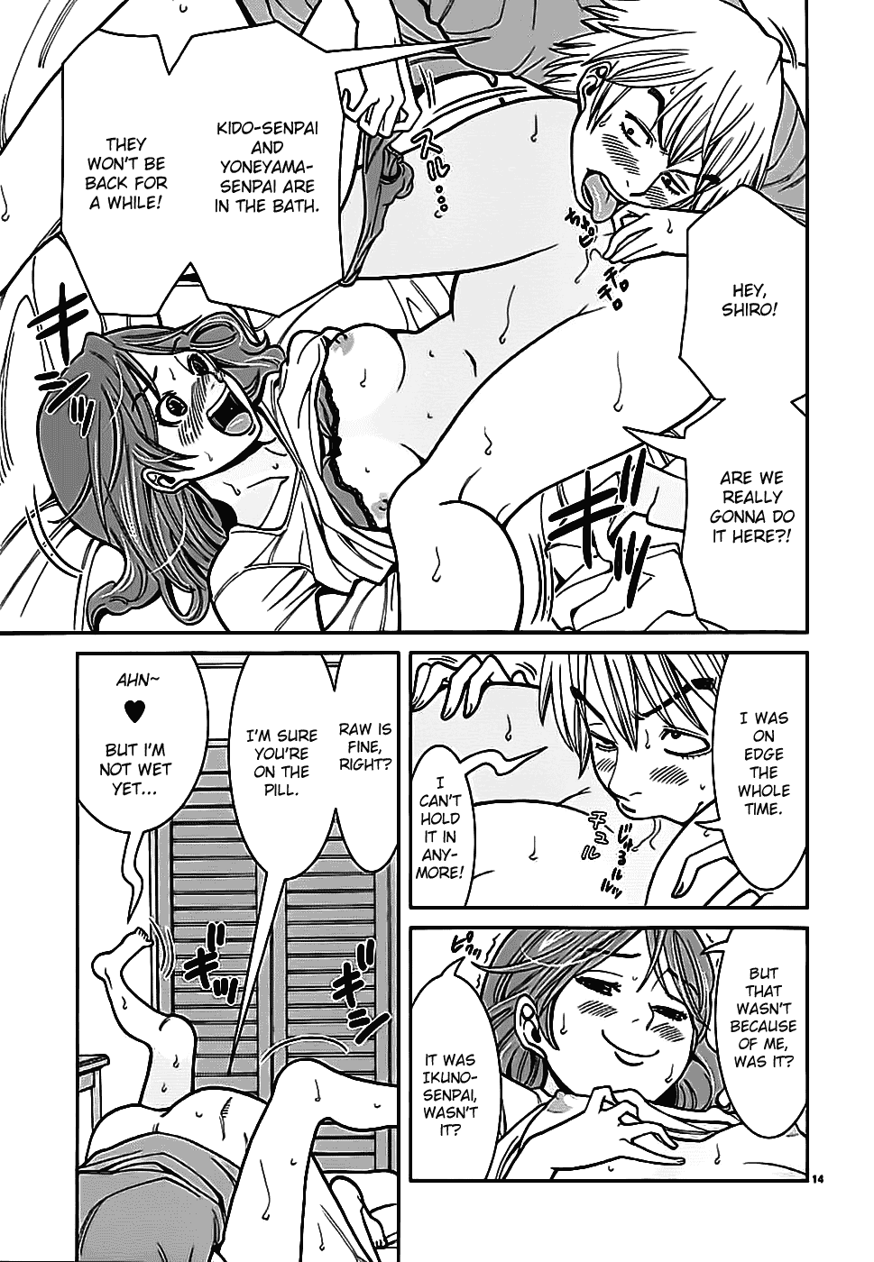 Nozoki Ana Chapter 61 page 15 - Chapter 61: Because I'm Wet