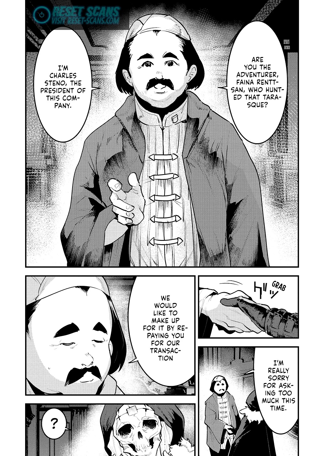 Nozomanu Fushi no Boukensha Chapter 33 page 10 - Chapter 33: Steno Company